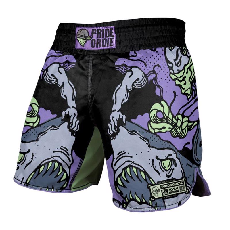 Pride Or Die dangerous waters 2 MMA Shorts - Black